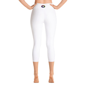 Deed Beads Logo Yoga Capri Leggings